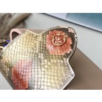 𝐋𝐎𝐔𝐈𝐒𝐕𝐔𝐈𝐓𝐓𝐎𝐍 N80931 Curry Python Skin Mini This Capuchines mini handbag